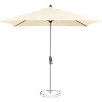 Glatz Suncomfort by , Sonnenschirm / Mittelstockschirm "Shell Turn 250 x 200", ecru, 250 x 200 cm