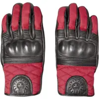 Belstaff Hampstead Schwarz Rote Handschuhe Größe XS