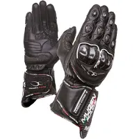 MUGENRACE Bornew Schwarze Handschuhe Größe S