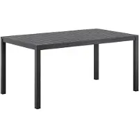 OUTLIV. Lucca Gartentisch 155x90cm Aluminium Dunkelgrau FAJ1530T-28