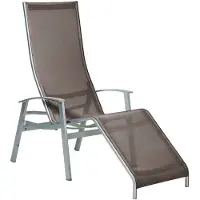 Karasek California TOP Bäderliege Aluminium/Textilene Taupe 11590986