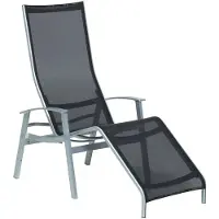Karasek California TOP Bäderliege Aluminium/Textilene Schwarz|Hellgrau 11590969