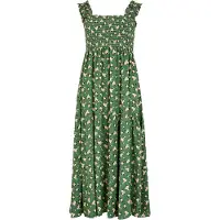 Apricot Midikleid Damen Viskose grün gemustert, 40 795648-0001-00400