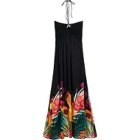 Desigual Sommerkleid Belice 25SWMW08 Schwarz Regular Fit