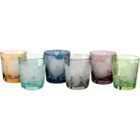 Pols Potten Tumbler Peony Multi (6er-Set)