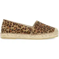 Manfield Veloursleder-Espadrilles mit Leoprint | Größe 42