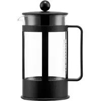 Bodum KENYA 1L - 8 Tassen - French Press Kaffeebereiter - Schwarz