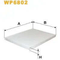 WIX FILTERS Filter, Innenraumluft WP6802