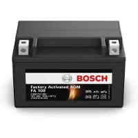 Bosch Motorradbatterie 0 986 FA1 080 AGM 12V 6Ah 100A FA108