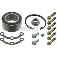 SWAG Radlagersatz Hinten Links Hinten Rechts passend für MERCEDES-BENZ C-Klasse Limousine (W203) Schrägkugellager 84mm 10 92 1872