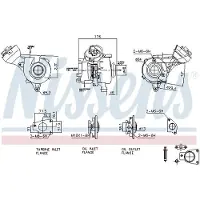 Nissens Lader, Aufladung 93482 für LANCIA Peugeot