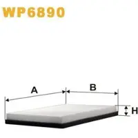 WIX FILTERS Filter, Innenraumluft WP6890