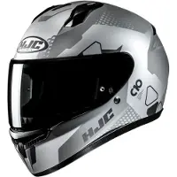 HJC C10 Aspa Schwarz Grau Silber Integralhelm Größe L