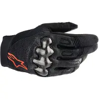 Alpinestars Megawatt Gloves Schwarz Rot Fluo Größe 3XL