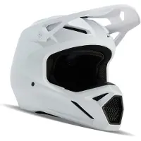 FOX V1 Solid Weiß Motocross Helm Größe M
