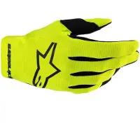 Alpinestars Jugend-Radar Handschuhe 2024 Yellow Fluo Black, Größe: XXS