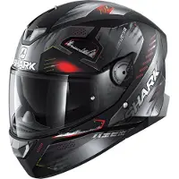Shark Skwal 2 Venger KAR Matt Schwarz Anthrazit Rot Integralhelm Größe XS