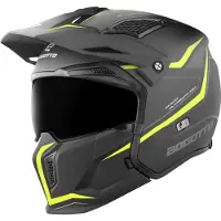 Bogotto Radic WN-ST 22.06 Schwarz Gelb Jethelm Größe XL