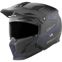 Bogotto Radic WN-ST 22.06 Schwarz Blau Jethelm Größe S