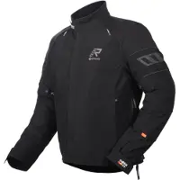Rukka R-EX 2.0 Schwarz Wasserdichte Motorrad Textiljacke Größe 52