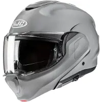HJC F100 Solid Grau Klapphelm Größe M