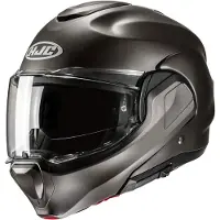 HJC F100 Solid Semi Flat Titan Klapphelm Größe 2XL