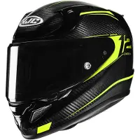 HJC RPHA 12 Carbon Keres Schwarz Gelb Integralhelm Größe L