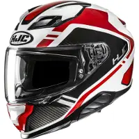 HJC F71 Tozz Schwarz Weiß Rot Integralhelm Größe S