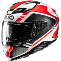 HJC F71 Tozz Schwarz Weiß Orange Integralhelm Größe 2XL