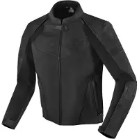 Bogotto Black-X V2 Motorrad Lederjacke, schwarz, XS