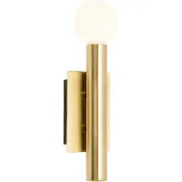 Brilliant Lampe Lucky Wandleuchte messing antik | 1x QT14, G9, 18W, geeignet für Stiftsockellampen (nicht enthalten) | Für LED-Leuchtmittel geeignet