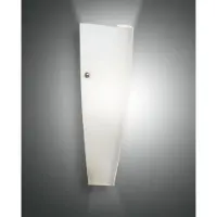 FABAS LUCE Wandlampe DEDALO, dimmbar, weiß / opal, für Badezimmer, Glas, Modern, Wandleuchte, Wandlampe Bad
