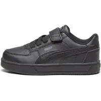 Puma Junge Caven 2.0 Klettverschluss Turnschuhe Schwarz/Dark Grey