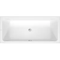 Duravit Badewanne, DU D-Code 2.0 1800x800mm, Einbau 2 Rückenschrägen, Weiß, 1 Stk.