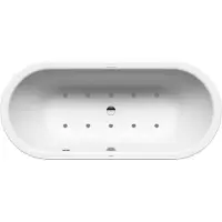 Kaldewei CLASSIC DUO OVAL Badewanne 1700x750 mm, alpinweiß, rechts, integrierter Einlauf