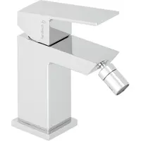 Herzbach NEO CASTELL Bidet-Einlochbatterie mit Ablauf Chrom