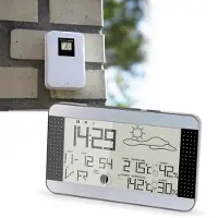 Alecto WS-1700 Wetterstation Funk-Außensensor animierte Wettervorhersage
