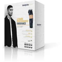 BaByliss Haarschneider "Lithium Power Haarschneider E986E mit Karbon-Titanium-Klingen" 8 Aufsätze Lithium-Ionen-Akku für lange Laufzeit, 45 Schnittlängen