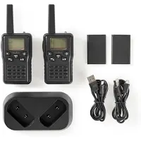 Nedis WLTK1010BK, 8 Kanäle, 446 MHz, 10000 m, Mikro-USB, Lithium-Ion (Li-Ion), 6 h