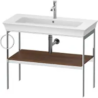 Duravit WT4544L7777 Metallkonsole bodenst. White Tulip
