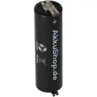 AccuCell NiMH Akku X1600 AA auch passend für Wella Contura HS40, HS61 ca. 50,5x14,5mm, vor der Bestellung die Abmessungen des Akkus prüfen !