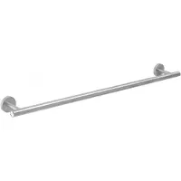 Herzbach Design iX Badetuchhalter 17.816000.1.09 Edelstahl gebürstet, Länge 600 mm, Wandmontage