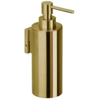 Herzbach Design iX PVD Seifenspender 21.811000.1.41 Brass Steel, Wandmontage, 200 ml