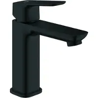 GROHE Cubeo Einhand-Waschtischbatterie, M-Size, Ausladung 116mm, ohne Ablaufgarnitur, 1017552430, Farbe: Matt Black