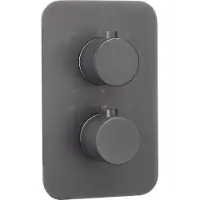 TRIZERATOP Außenelement, für Thermostatbox Titanium