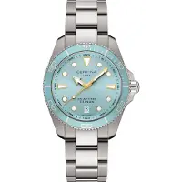 Certina C0484104435100 Taucheruhr Quarz DS Action Titan/Hellblau 30 bar