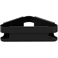 COSMIC Start Eck-Duschkorb WJC419A0050036 ausziehbar, 216 x 212 x 80 mm, schwarz matt
