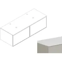 Alape Möbelmodul Arkta 1400x400 Weiß/Seidengrau