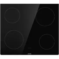 Gorenje BR6AG C1 ECD641BSC G200, Schwarz, Integriert, Keramik, 4 Zone(n), 4 Zone(n), Köcheln