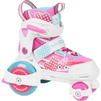 Hudora My First Quad Girl, Kinder, Weiblich, Mehrfarben, Muster, Nylon, 82A